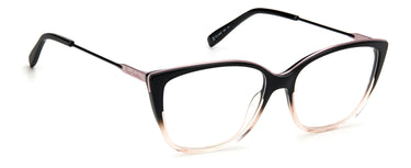 Premium Women Pierre Cardin Eyeglasses: P.C.8497 -Black Shaded Pink(2) - SpecSMART Eye Clinic (Diagonal View)